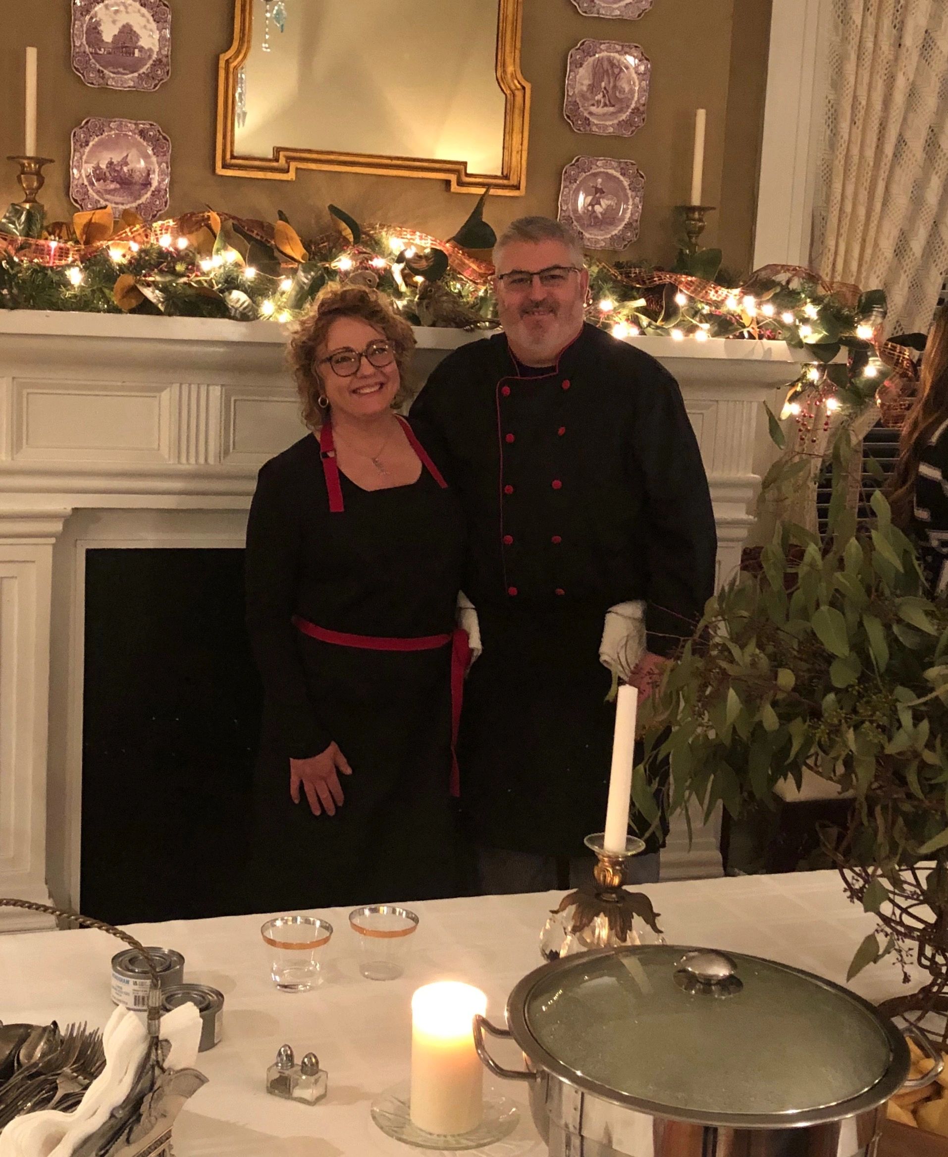 Formal catering event holiday dining